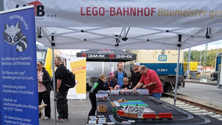 LEGO®-Bauspaß rund um Mobilität: RacoonBricKS bei der HLB in Butzbach